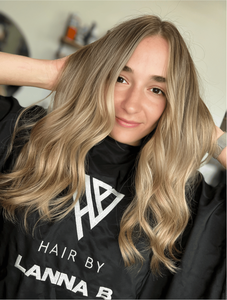 Hair By Lanna B - Hair Salon Logo