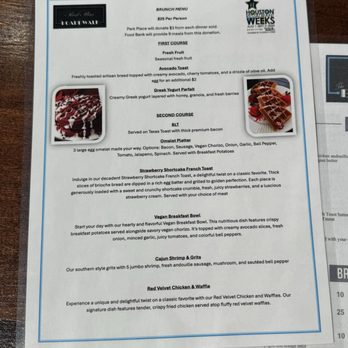 Park Place at The Boardwalk - Restaurant week brunch menu - Steakhouses Near Me - Katy, Texas