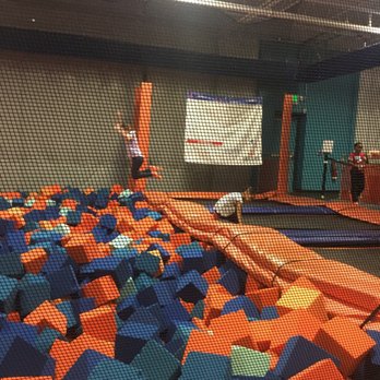 Sky Zone Timonium - Foam fun! - Trampoline Parks Near Me - Timonium, Maryland