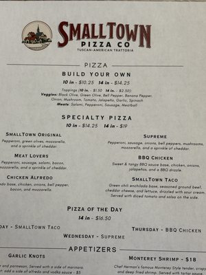 Menu photo 4 SmallTown Pizza Denver, CO Menu photo 4 SmallTown Pizza Denver, CO