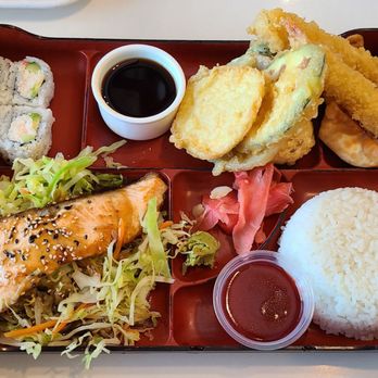 So Delicious Japanese Wasabi - Salmon bento box - Japanese Near Me - Roy, Utah So Delicious Japanese Wasabi - Salmon bento box - Japanese Near Me - Roy, Utah