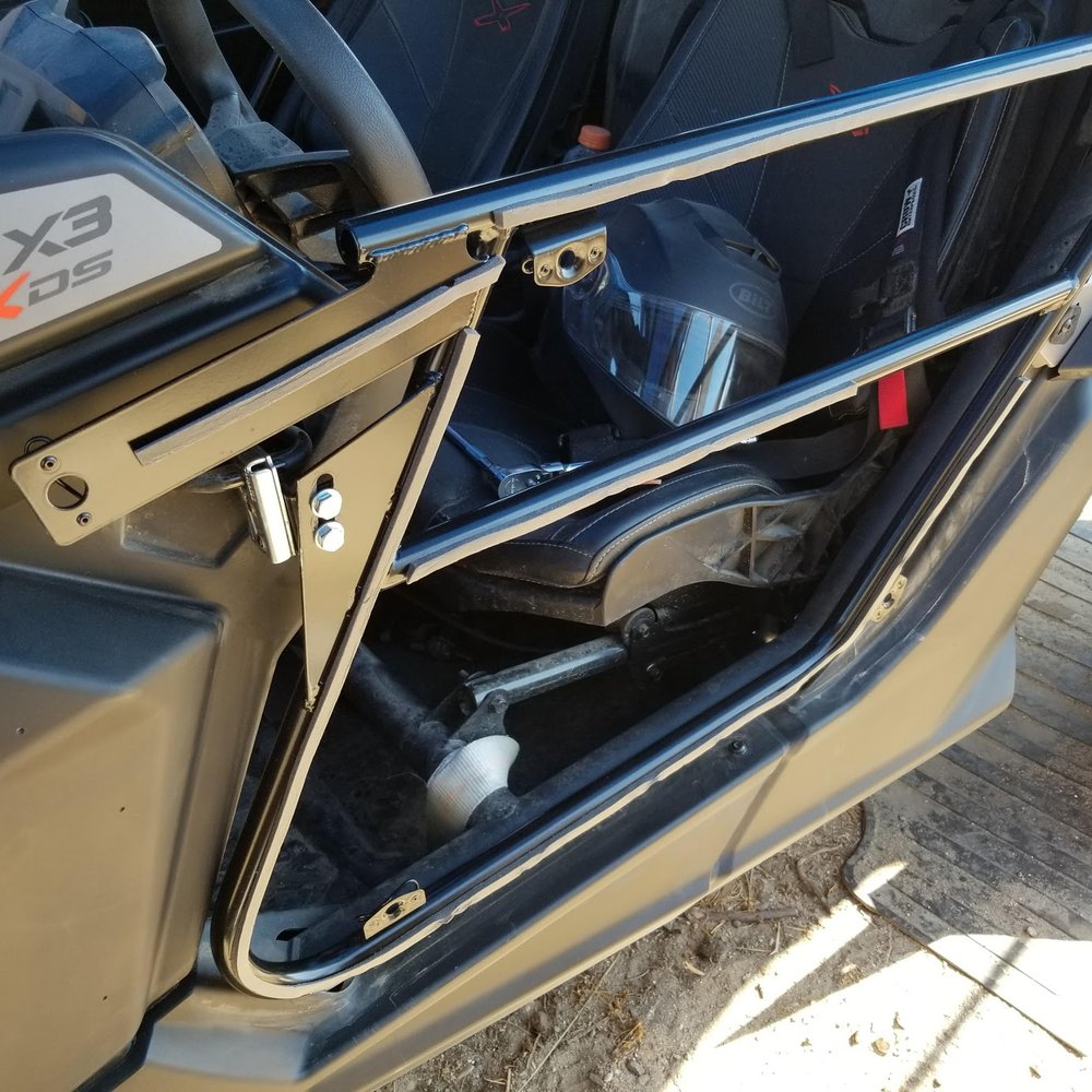 R&R Products - You can see here how the door frame rubs up on the frame He said its so it doesn't vibrate. They should of been a few inches away - Metal Fabricators Near Me - Riverside, California R&R Products - You can see here how the door frame rubs up on the frame He said its so it doesn't vibrate. They should of been a few inches away - Metal Fabricators Near Me - Riverside, California