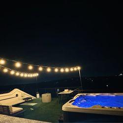 Luminary Lights Austin - Rooftop string lights