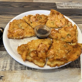 Soonheene - 2. Shrimp Mung Bean Pancake - Korean Near Me - Arcadia, California Soonheene - 2. Shrimp Mung Bean Pancake - Korean Near Me - Arcadia, California