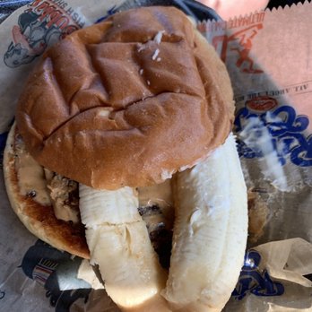 River City Cafe - Peanut butter banana burger - Burgers Near Me - Myrtle Beach, South Carolina