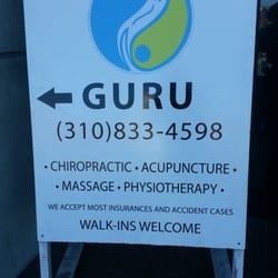Guru Chiropractic - The sign out front