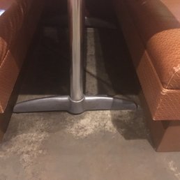 Look at all the space they leave you. This is every booth here. Whomever designed this is an idiot. Never again. Look at all the space they leave you. This is every booth here. Whomever designed this is an idiot. Never again.