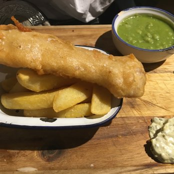 Innis & Gunn Brewery - Fish and chips. - Seafood Near Me - Edinburgh, EDH