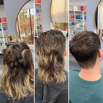 The Salon - Before and after men's cut - Makeup Artists Near Me - Allentown, Pennsylvania