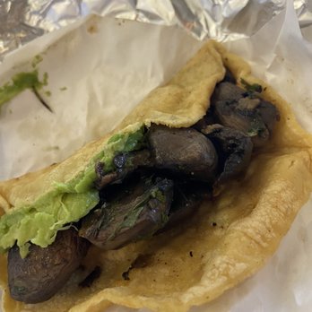 The Taco Stand - Mushroom taco - Mexican Near Me - Orange, California