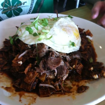 Early Bird - Pork chilliquilles - New American Near Me - Fullerton, California