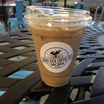 Goat Kick Coffee - Iced latte - Coffee & Tea Near Me - Evans, Georgia Goat Kick Coffee - Iced latte - Coffee & Tea Near Me - Evans, Georgia