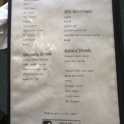 Mama Chan's - Drink menu