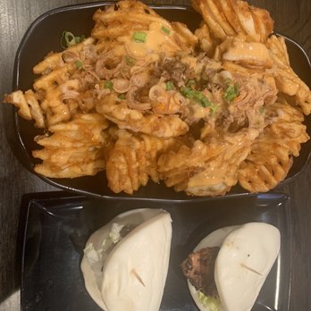 Rayaki - Cherry Hill - Rayaki fries (top) & Pork Bao Buns (bottom) - Ramen Near Me - Cherry Hill, New Jersey