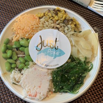 Just Poké Factoria - Regular Build Your Own Bowl - Poke Near Me - Bellevue, Washington