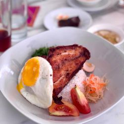 Cube Baler - Breakfast - daing na bangus with egg and sinangag