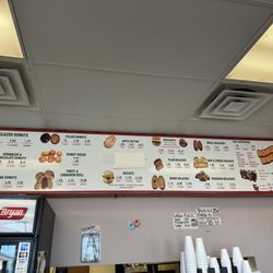 Donut Wheel - Menu with prices