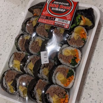 Awoolim Kimbap Factory - BBQ Beef Kimbap $8.00 - Korean Near Me - Diamond Bar, California Awoolim Kimbap Factory - BBQ Beef Kimbap $8.00 - Korean Near Me - Diamond Bar, California