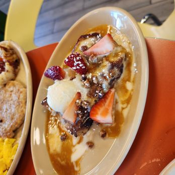 Snooze, an A.M. Eatery - Bread pudding french toast-add on. - Breakfast & Brunch Near Me - Stafford, Texas Snooze, an A.M. Eatery - Bread pudding french toast-add on. - Breakfast & Brunch Near Me - Stafford, Texas