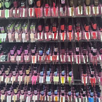 Nails Smart - Sample of one of the nail polish shelves - Nail Salons Near Me - National City, California Nails Smart - Sample of one of the nail polish shelves - Nail Salons Near Me - National City, California