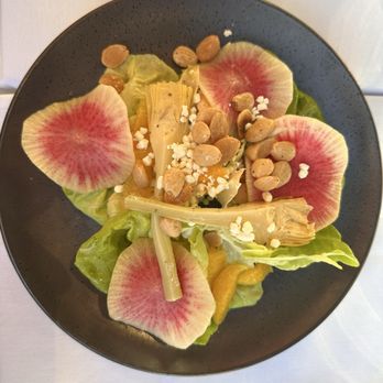 Locanda Sorrento - Locanda salad with watermelon radish - Italian Near Me - Campbell, California