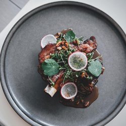 Benteaux - A popular share plate, Miso Praline Sticky Ribs