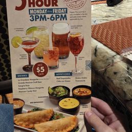 Happy Hour menu Happy Hour menu