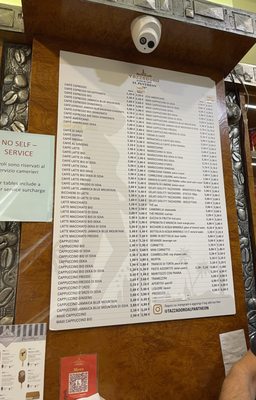 Menu photo 2 La Casa del Tazza d'Oro Rome, RM Menu photo 2 La Casa del Tazza d'Oro Rome, RM