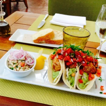 Veranda - Mahi mahi tacos with white bean salad - Breakfast & Brunch Near Me - Las Vegas, Nevada Veranda - Mahi mahi tacos with white bean salad - Breakfast & Brunch Near Me - Las Vegas, Nevada