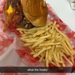Steak ’n Shake - #6 Western BBQ 'n Bacon Steakburger (best burger ever)