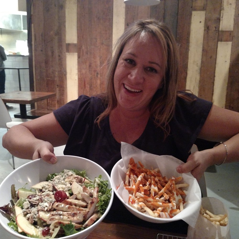 Cubby's - The Buffalo Blue Cheese fries and Apple Pecan salad. Both were amazingly tasty. - New American Near Me - Provo, Utah