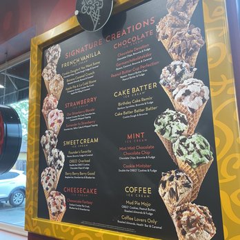 Cold Stone Creamery - Signature Creations menu - Ice Cream & Frozen Yogurt Near Me - Corvallis, Oregon