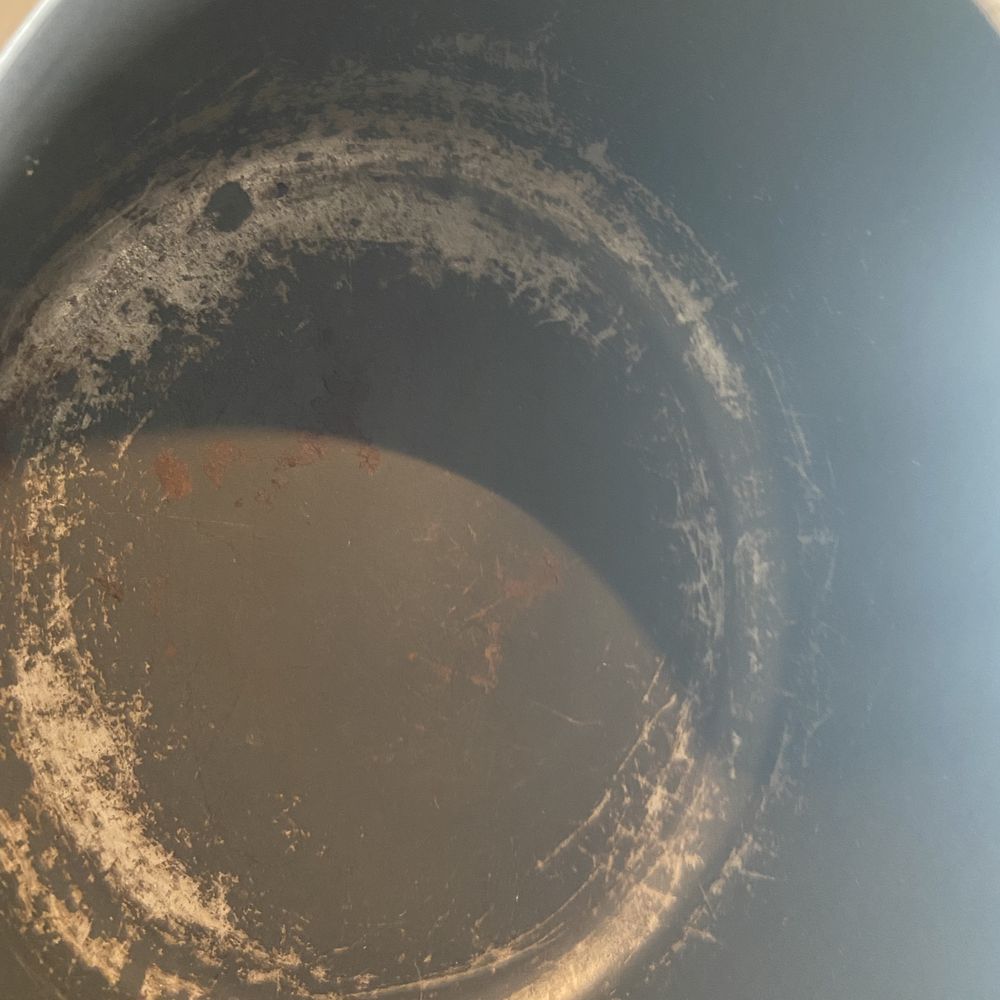 These were a few of the pots provided for cooking, toxic scratched Teflon.   Absolutely gross!!!!!