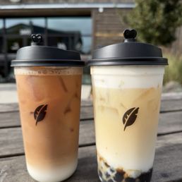 House Milk Tea (Black Tea), Jasmine Cream Top
