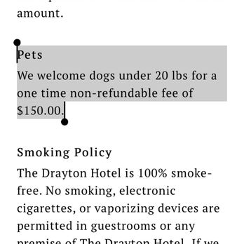 The Drayton Hotel Savannah, Curio Collection by Hilton - Pet Policy - Hotels Near Me - Savannah, Georgia The Drayton Hotel Savannah, Curio Collection by Hilton - Pet Policy - Hotels Near Me - Savannah, Georgia
