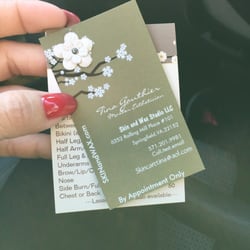 Skin And Wax Studio - Such a pretty business card!