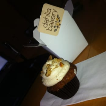 Dahlia Bakery - Fancy cupcake (carrot cake) - Bakeries Near Me - Seattle, Washington