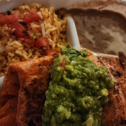 Tommy's Salsa! - Sonora quesadilla with beans and rice.