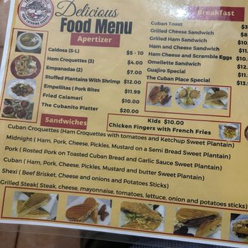 The Cuban Place - Menu - Cuban Near Me - Jacksonville, Florida The Cuban Place - Menu - Cuban Near Me - Jacksonville, Florida