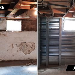 TerraFirma - Foundation repair in Portland, Oregon with EverBrace before and after photos.