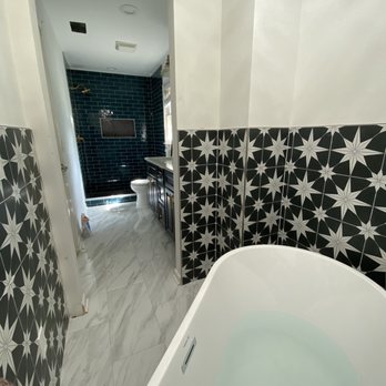 A.I.R. Kitchen & Bath Center - We turned our old master closet into a bathtub room, and opened the wall into the existing bathroom. - General Contractors Near Me - Johns Creek, Georgia A.I.R. Kitchen & Bath Center - We turned our old master closet into a bathtub room, and opened the wall into the existing bathroom. - General Contractors Near Me - Johns Creek, Georgia