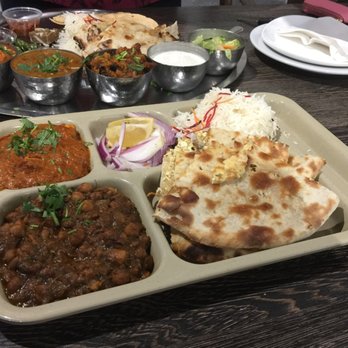Mithaas - Hicksville - Amritsari Thali (on the bottom) - Indian Near Me - Hicksville, New York
