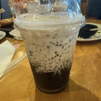 Pho Lily and Mongolian BBQ - Basil seeds & grass jelly drink - Vietnamese Near Me - La Habra, California