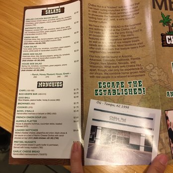 Cheba Hut Toasted Subs - Menu - Bars Near Me - Denver, Colorado