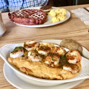 Nzinga's Kitchen - Shrimp & grits, red velvet waffle - Breakfast & Brunch Near Me - Durham, North Carolina Nzinga's Kitchen - Shrimp & grits, red velvet waffle - Breakfast & Brunch Near Me - Durham, North Carolina