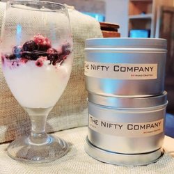 Nifty Supply - Mango berry soy wax candle