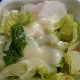 Toss greens with house dressing. Comes with certain plate lunch. Toss greens with house dressing. Comes with certain plate lunch.
