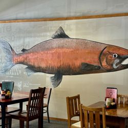 NorthWest Salmon Smokehouse - Mural