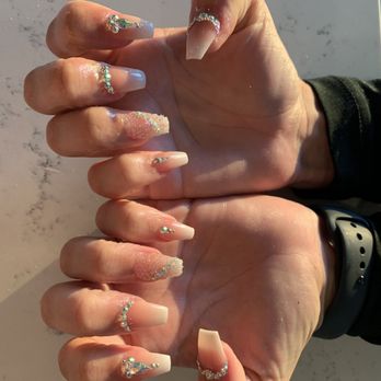 Xscape Nails Spa - Jewels & ombré by Tasha - Nail Salons Near Me - Arlington, Texas