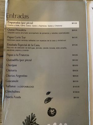 Menu photo 5 Corte Sur Parrilla Guadalajara, JAL Menu photo 5 Corte Sur Parrilla Guadalajara, JAL